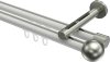 10213646-XX3239 Innenlauf Gardinenstange Aluminium / Metall 20 mm Ø 2-läufig SITENO - Luino Weiß / Edelstahl-Optik