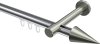10213725-XX1239 Innenlauf Gardinenstange Aluminium / Metall 20 mm Ø PRESTIGE - Savio Chrom / Edelstahl-Optik