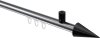 10213734-XX1229 Innenlauf Gardinenstange Aluminium / Metall 20 mm Ø SONIUS - Savio Chrom / Schwarz