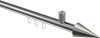 10213734-XX1239 Innenlauf Gardinenstange Aluminium / Metall 20 mm Ø SONIUS - Savio Chrom / Edelstahl-Optik
