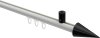 10213734-XX3229 Innenlauf Gardinenstange Aluminium / Metall 20 mm Ø SONIUS - Savio Weiß / Schwarz