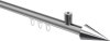 10213734-XX3312 Innenlauf Gardinenstange Aluminium / Metall 20 mm Ø SONIUS - Savio Silbergrau / Chrom