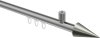 10213734-XX3339 Innenlauf Gardinenstange Aluminium / Metall 20 mm Ø SONIUS - Savio Silbergrau / Edelstahl-Optik