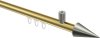 10213734-XX3839 Innenlauf Gardinenstange Messing-Optik / Edelstahl-Optik 20 mm Ø SONIUS - Savio