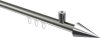 10213734-XX3912 Innenlauf Gardinenstange Aluminium / Metall 20 mm Ø SONIUS - Savio Edelstahl-Optik / Chrom