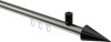 10213734-XX3929 Innenlauf Gardinenstange Aluminium / Metall 20 mm Ø SONIUS - Savio Edelstahl-Optik / Schwarz