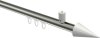 10213734-XX3932 Innenlauf Gardinenstange Aluminium / Metall 20 mm Ø SONIUS - Savio Edelstahl-Optik / Weiß