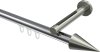 10213745-XX1239 Innenlauf Gardinenstange Aluminium / Metall 20 mm Ø SITENO - Savio Chrom / Edelstahl-Optik