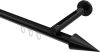 10213745-XX29 Innenlauf Gardinenstange Aluminium / Metall 20 mm Ø SITENO - Savio Schwarz