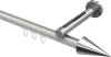 10213745-XX3212 Innenlauf Gardinenstange Aluminium / Metall 20 mm Ø SITENO - Savio Weiß / Chrom