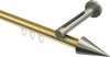 10213745-XX3839 Innenlauf Gardinenstange Messing-Optik / Edelstahl-Optik 20 mm Ø SITENO - Savio