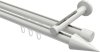10213746-1032 Innenlauf Gardinenstange Aluminium / Metall 20 mm Ø 2-läufig SITENO - Savio Weiß