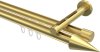 10213746-XX38 Innenlauf Gardinenstange Messing-Optik 20 mm Ø 2-läufig SITENO - Savio