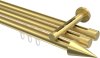 10213747-XX38 Innenlauf Gardinenstange Messing-Optik 20 mm Ø 3-läufig SITENO - Savio