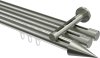 10213747-XX39 Innenlauf Gardinenstange Edelstahl-Optik 20 mm Ø 3-läufig SITENO - Savio