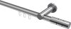 10213811-XX3312 Innenlauf Gardinenstange Aluminium / Metall 20 mm Ø PLATON - Elanto Silbergrau / Chrom