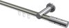 10213811-XX3912 Innenlauf Gardinenstange Aluminium / Metall 20 mm Ø PLATON - Elanto Edelstahl-Optik / Chrom