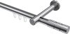 10213825-1012 Innenlauf Gardinenstange Aluminium / Metall 20 mm Ø PRESTIGE - Elanto Chrom