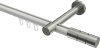 10213825-103239 Innenlauf Gardinenstange Aluminium / Metall 20 mm Ø PRESTIGE - Elanto Weiß / Edelstahl-Optik