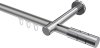 10213825-XX3312 Innenlauf Gardinenstange Aluminium / Metall 20 mm Ø PRESTIGE - Elanto Silbergrau / Chrom
