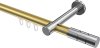 10213825-103812 Innenlauf Gardinenstange Aluminium / Metall 20 mm Ø PRESTIGE - Elanto Messing-Optik / Chrom