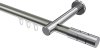10213825-XX3912 Innenlauf Gardinenstange Aluminium / Metall 20 mm Ø PRESTIGE - Elanto Edelstahl-Optik / Chrom