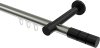 10213825-103929 Innenlauf Gardinenstange Aluminium / Metall 20 mm Ø PRESTIGE - Elanto Edelstahl-Optik / Schwarz