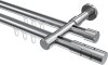 10213826-XX12 Innenlauf Gardinenstange Aluminium / Metall 20 mm Ø 2-läufig PRESTIGE - Elanto Chrom