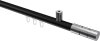 10213834-XX2912 Innenlauf Gardinenstange Aluminium / Metall 20 mm Ø SONIUS - Elanto Schwarz / Chrom
