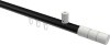 10213834-XX2932 Innenlauf Gardinenstange Aluminium / Metall 20 mm Ø SONIUS - Elanto Schwarz / Weiß