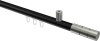 10213834-XX2939 Innenlauf Gardinenstange Aluminium / Metall 20 mm Ø SONIUS - Elanto Schwarz / Edelstahl-Optik