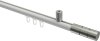10213834-XX3239 Innenlauf Gardinenstange Aluminium / Metall 20 mm Ø SONIUS - Elanto Weiß / Edelstahl-Optik