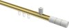 10213834-XX3832 Innenlauf Gardinenstange Aluminium / Metall 20 mm Ø SONIUS - Elanto Messing-Optik / Weiß