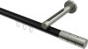 10213845-102939 Innenlauf Gardinenstange Aluminium / Metall 20 mm Ø SITENO - Elanto Schwarz / Edelstahl-Optik