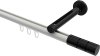 10213845-XX3229 Innenlauf Gardinenstange Aluminium / Metall 20 mm Ø SITENO - Elanto Weiß / Schwarz