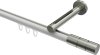 10213845-XX3239 Innenlauf Gardinenstange Aluminium / Metall 20 mm Ø SITENO - Elanto Weiß / Edelstahl-Optik