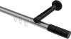 10213845-XX3329 Innenlauf Gardinenstange Aluminium / Metall 20 mm Ø SITENO - Elanto Silbergrau / Schwarz