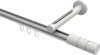 10213845-XX3332 Innenlauf Gardinenstange Aluminium / Metall 20 mm Ø SITENO - Elanto Silbergrau / Weiß