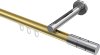 10213845-XX3812 Innenlauf Gardinenstange Aluminium / Metall 20 mm Ø SITENO - Elanto Messing-Optik / Chrom