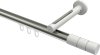 10213845-XX3932 Innenlauf Gardinenstange Aluminium / Metall 20 mm Ø SITENO - Elanto Edelstahl-Optik / Weiß