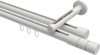 10213846-1032 Innenlauf Gardinenstange Aluminium / Metall 20 mm Ø 2-läufig SITENO - Elanto Weiß