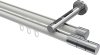 10213846-XX3212 Innenlauf Gardinenstange Aluminium / Metall 20 mm Ø 2-läufig SITENO - Elanto Weiß / Chrom