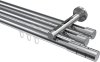 10213847-XX12 Innenlauf Gardinenstange Aluminium / Metall 20 mm Ø 3-läufig SITENO - Elanto Chrom