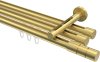 10213847-XX38 Innenlauf Gardinenstange Messing-Optik 20 mm Ø 3-läufig SITENO - Elanto