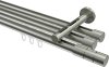 10213847-XX39 Innenlauf Gardinenstange Edelstahl-Optik 20 mm Ø 3-läufig SITENO - Elanto