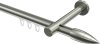 10213925-1039 Innenlauf Gardinenstange Edelstahl-Optik 20 mm Ø PRESTIGE - Samanto