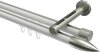 10213946-XX3239 Innenlauf Gardinenstange Aluminium / Metall 20 mm Ø 2-läufig SITENO - Samanto Weiß / Edelstahl-Optik