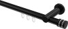 10214111-XX29 Innenlauf Gardinenstange Aluminium / Metall 20 mm Ø PLATON - Estana Schwarz