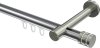10214125-XX1239 Innenlauf Gardinenstange Aluminium / Metall 20 mm Ø PRESTIGE - Estana Chrom / Edelstahl-Optik