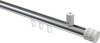 10214134-XX1232 Innenlauf Gardinenstange Aluminium / Metall 20 mm Ø SONIUS - Estana Chrom / Weiß